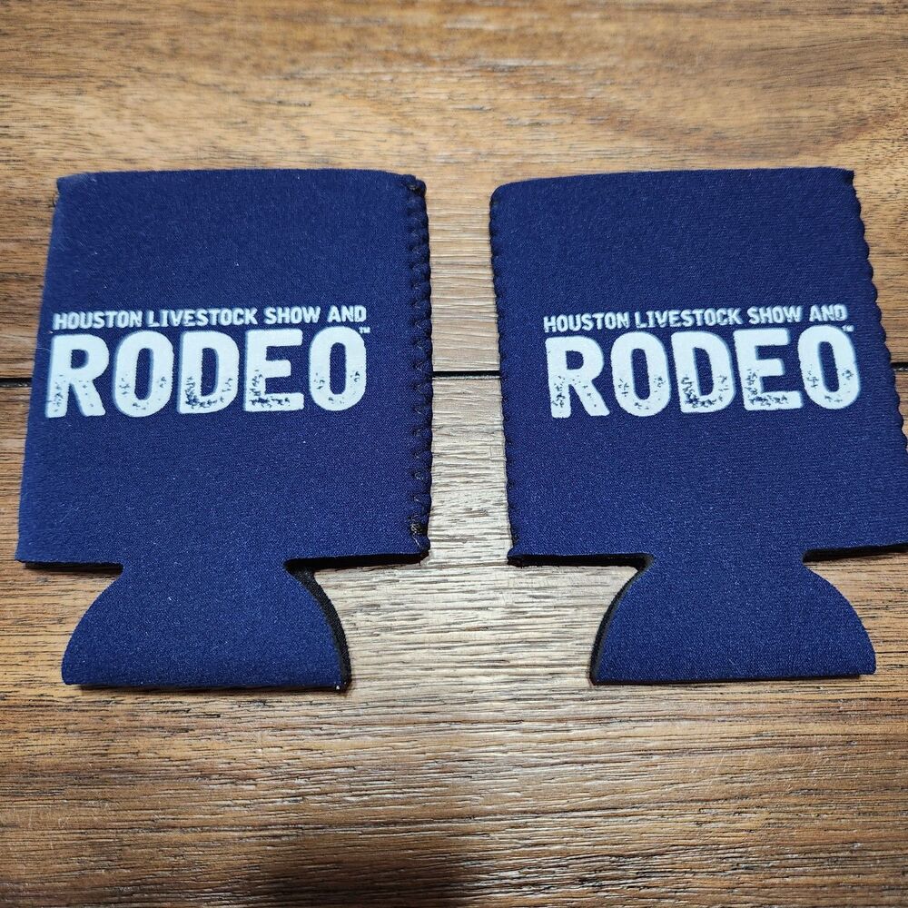 Houston Rodeo Koozie Can Coolers